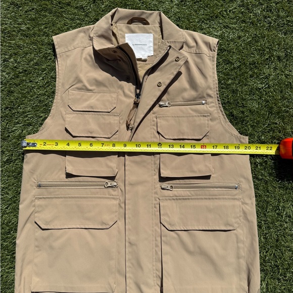 Anthropologie Tan Utility Vest. Size M - Picture 3 of 5